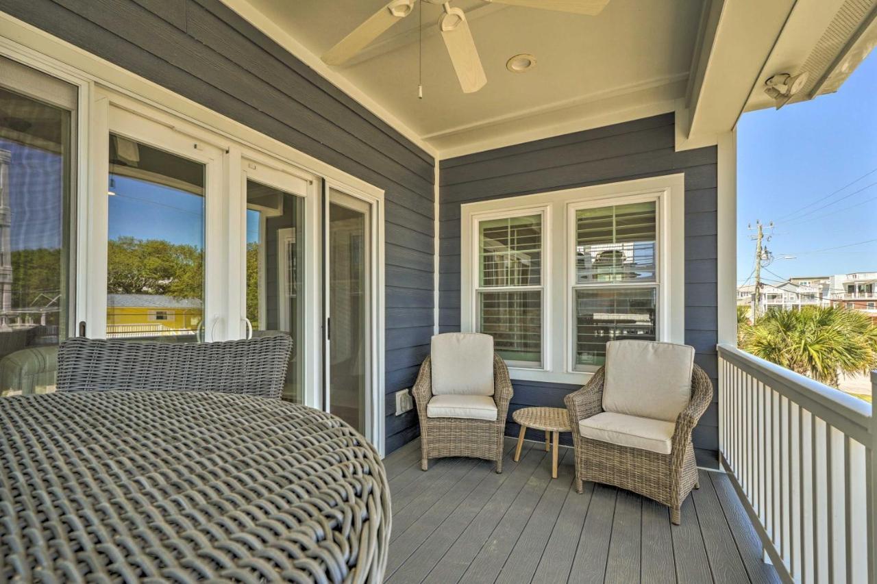 Bright Coastal Abode With Porch And Beach Access! Каролина Бийч Екстериор снимка