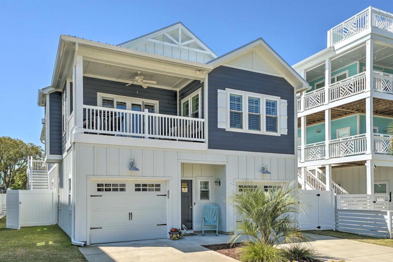Bright Coastal Abode With Porch And Beach Access! Каролина Бийч Екстериор снимка