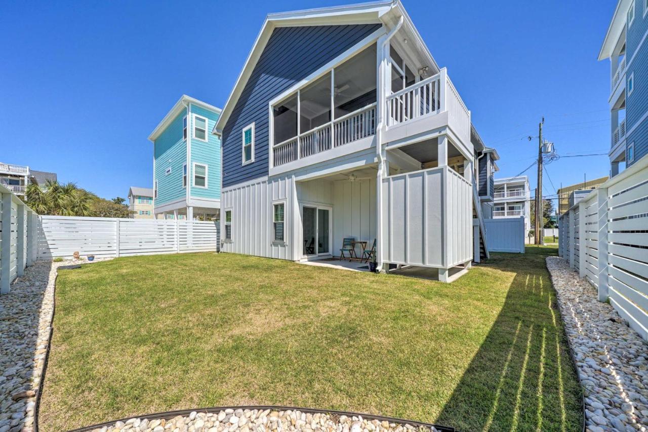 Bright Coastal Abode With Porch And Beach Access! Каролина Бийч Екстериор снимка
